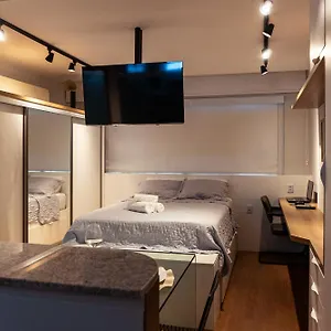 Apartamento Flat Novo E Moderno A 200m Do Shopping , Com Piscina Wifii 500mbps Brasil